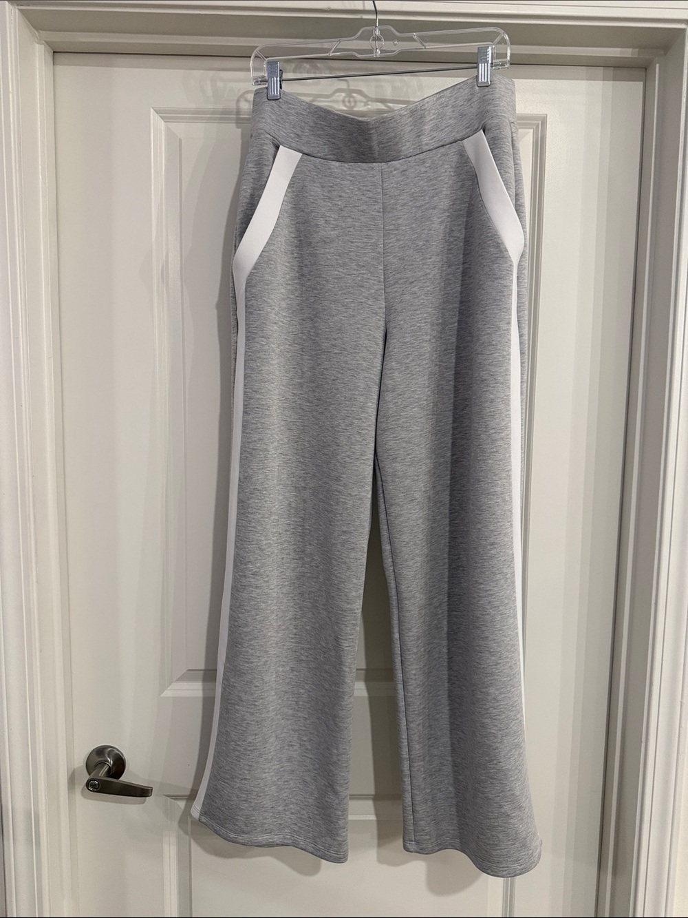 SPANX Gray Ponte Knit Top - Heather Gray - Picture 1 of 4